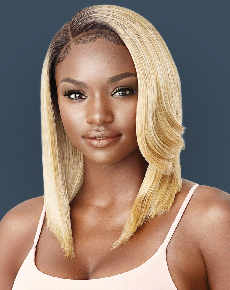 T1B/613 100% Human Hair 4*4 Closure Bob Wig