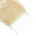 10A Blonde 613 Body Wave 100% Human Hair 4*4 Closure