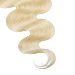 10A Blonde 613 Body Wave 100% Human Hair 4*4 Closure