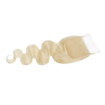 10A Blonde 613 Body Wave 100% Human Hair 4*4 Closure