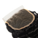 10A Deep Wave 100% Human Hair 4*4 Closure