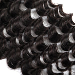 10A Deep Wave 100% Human Hair 4*4 Closure