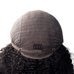 Human Hair 4*4 Closure Kinky Curly Wig