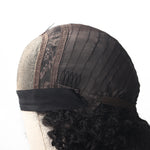 Human Hair 4*4 Closure Kinky Curly Wig