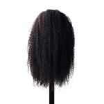 Human Hair 4*4 Closure Kinky Curly Wig
