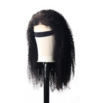 Human Hair 4*4 Closure Kinky Curly Wig