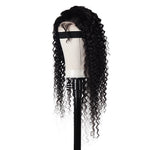 Human Hair Deep Wave 4*4 Glueless Closure Wig