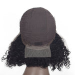 Human Hair Lace Frontal Bouncy Curly Bob Wig