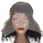 Human Hair Lace Frontal Bouncy Curly Bob Wig