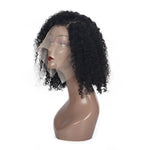 Human Hair Lace Frontal Bouncy Curly Bob Wig