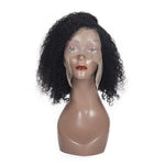 Human Hair Lace Frontal Bouncy Curly Bob Wig
