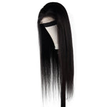 Human Hair Straight 4*4 Glueless Closure Wig