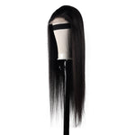 Human Hair Straight 4*4 Glueless Closure Wig