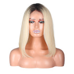 T1B/613 100% Human Hair 4*4 Closure Bob Wig