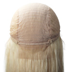 Indian Human Hair Blonde 613 13*4 Lace Front Wig Straight