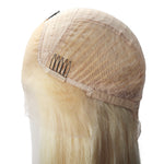 Indian Human Hair Blonde 613 13*4 Lace Front Wig Straight