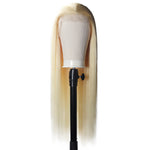 Indian Human Hair Blonde 613 13*4 Lace Front Wig Straight