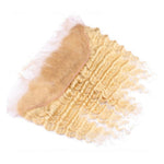 613 Blonde Human Hair Deep Wave 13*4 Lace Frontal
