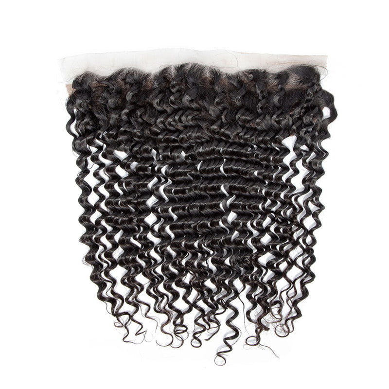 Human Hair HD Lace Deep Wave 13*4 Frontal