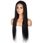 100% Human Hair 13*4 Straight Lace Frontal Wig