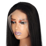 100% Human Hair 13*4 Straight Lace Frontal Wig