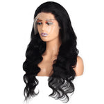 100% Human Hair Body Wave Full Frontal Glueless Wig