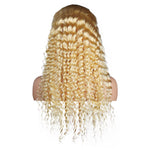 613 Blonde Human Hair 13*4 Lace Frontal Deep Wave Wig