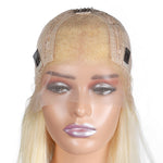 613 Blonde Human Hair 4*4 Closure Bob Wig