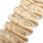 613 Blonde Human Hair Deep Wave Bundle
