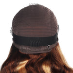 Highlighted 100% Human Hair 4*4 Body Wave Closure Wig