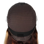 Highlighted 100% Human Hair 4*4 Closure Bob Wig